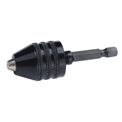 0.6-8mm Fast Change Hex Shank Drill Bit Chuck Aluminum Alloy Clamping Tool for Grinding Machine Screwdriver V1294-YM0523-3114210136911