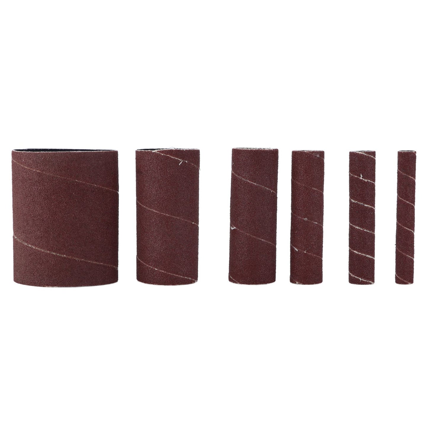6Pcs Sandpaper Ring Sandpaper Roll Sanding Sleeves Wood Sanding Metal Rust Removing for Electric Grinder V1294-YM0523-3114210137011