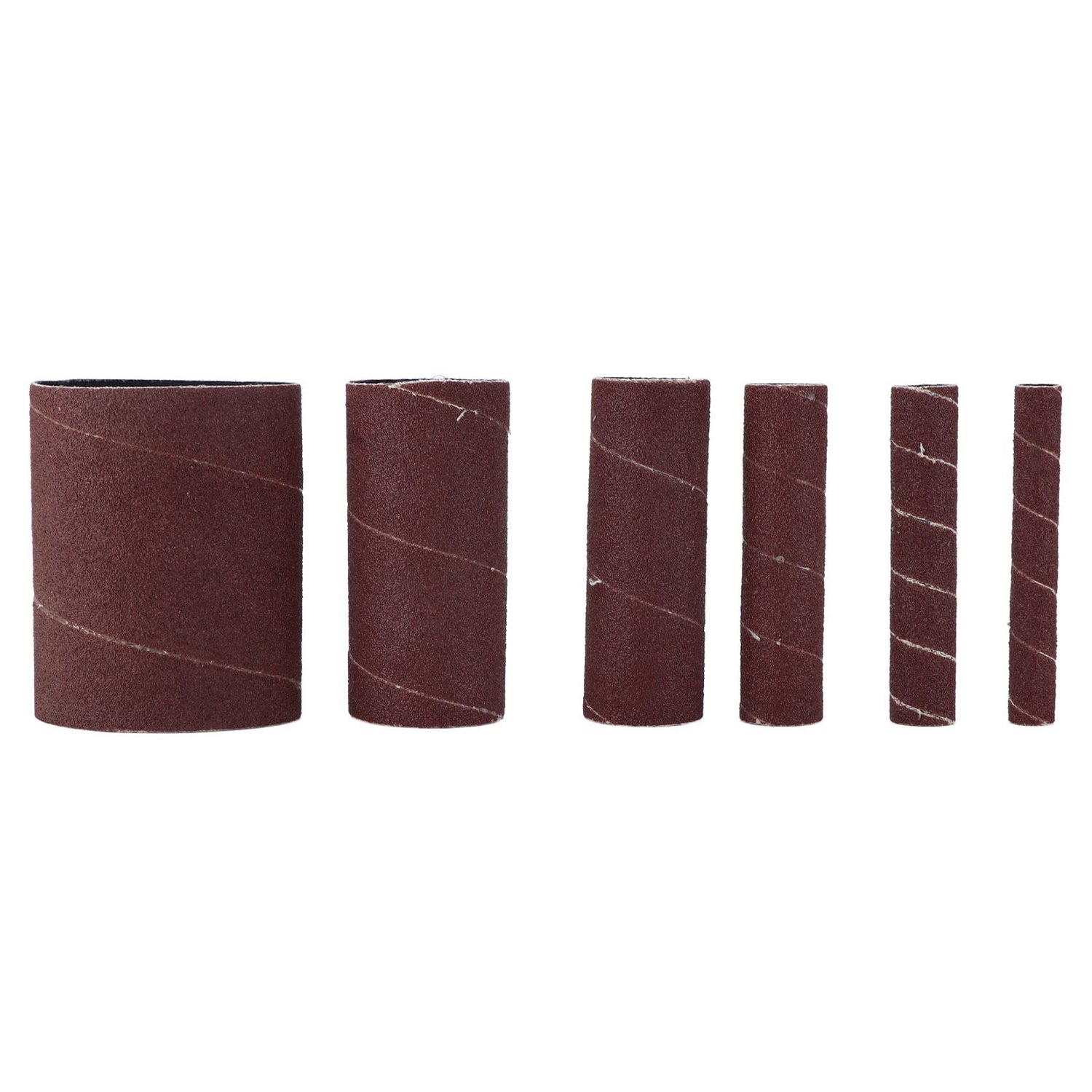 6Pcs Sandpaper Ring Sandpaper Roll Sanding Sleeves Wood Sanding Metal Rust Removing for Electric Grinder V1294-YM0523-3114210137011