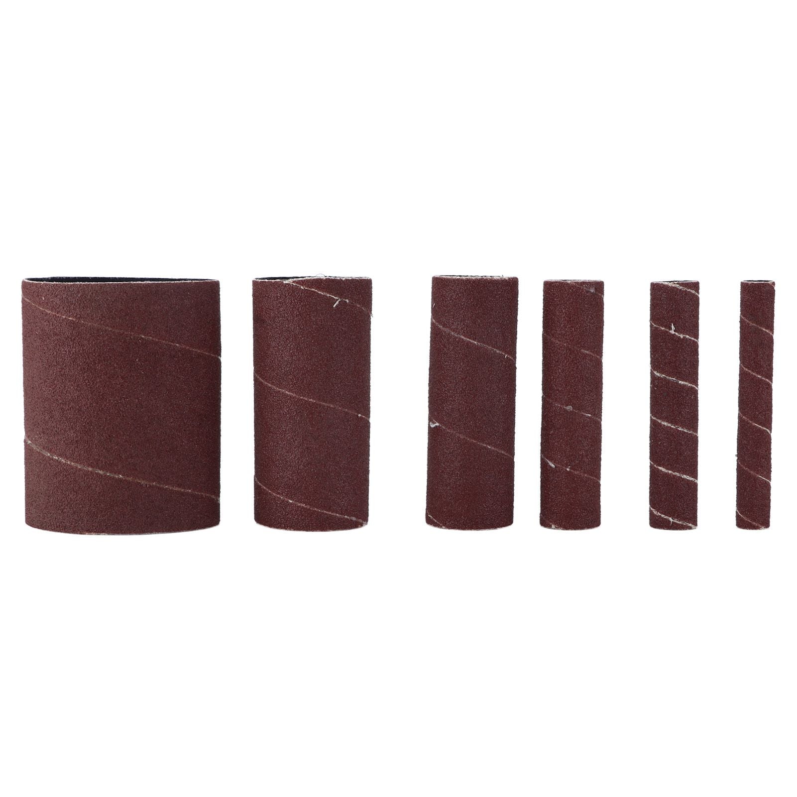6Pcs Sandpaper Ring Sandpaper Roll Sanding Sleeves Wood Sanding Metal Rust Removing for Electric Grinder V1294-YM0523-3114210137011