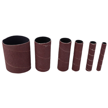 6Pcs Sandpaper Ring Sandpaper Roll Sanding Sleeves Wood Sanding Metal Rust Removing for Electric Grinder V1294-YM0523-3114210137011