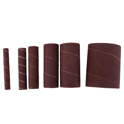 6Pcs Sandpaper Ring Sandpaper Roll Sanding Sleeves Wood Sanding Metal Rust Removing for Electric Grinder V1294-YM0523-3114210137011