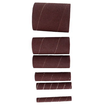 6Pcs Sandpaper Ring Sandpaper Roll Sanding Sleeves Wood Sanding Metal Rust Removing for Electric Grinder V1294-YM0523-3114210137011