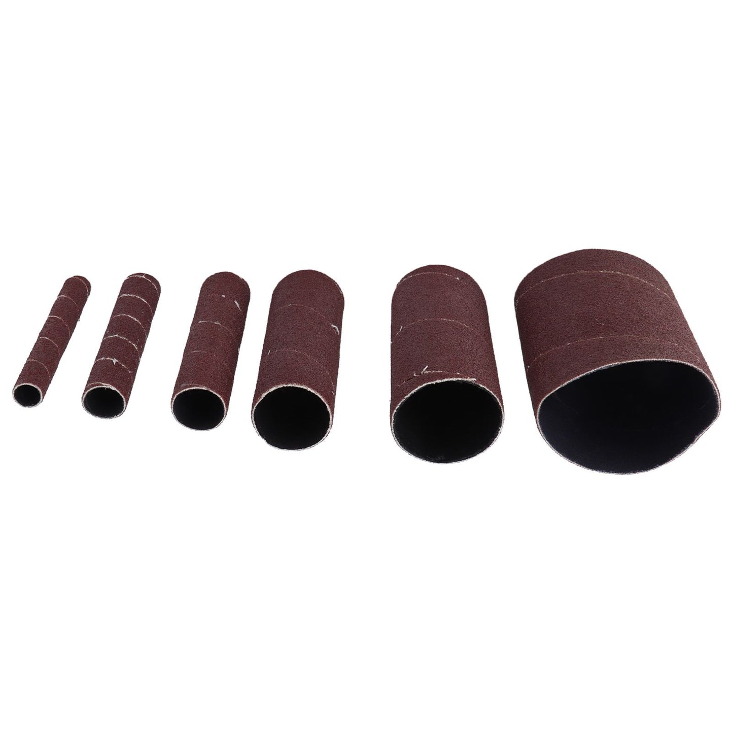 6Pcs Sandpaper Ring Sandpaper Roll Sanding Sleeves Wood Sanding Metal Rust Removing for Electric Grinder V1294-YM0523-3114210137011