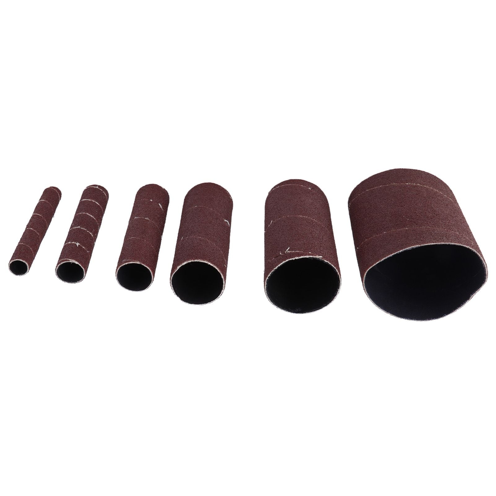 6Pcs Sandpaper Ring Sandpaper Roll Sanding Sleeves Wood Sanding Metal Rust Removing for Electric Grinder V1294-YM0523-3114210137011