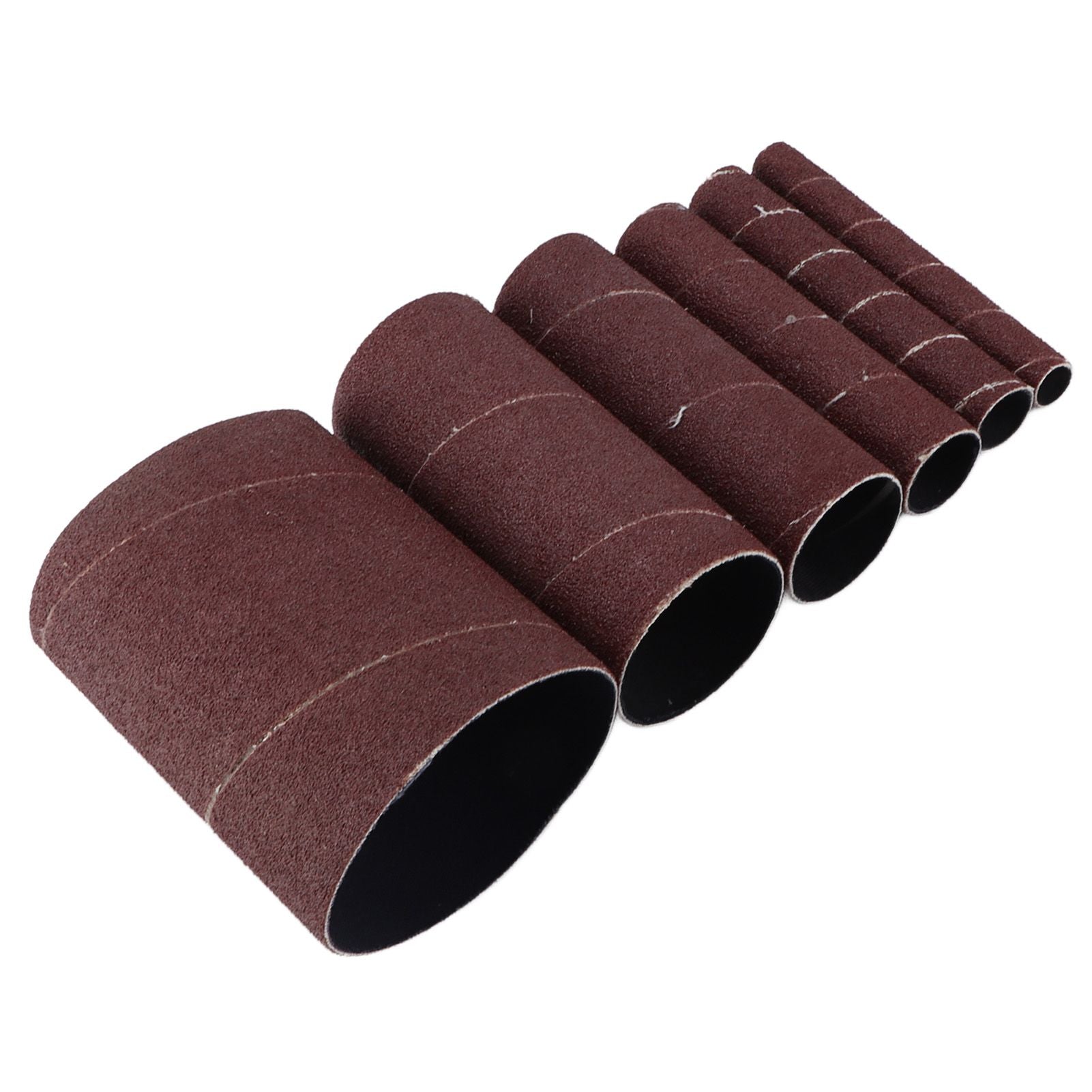 6Pcs Sandpaper Ring Sandpaper Roll Sanding Sleeves Wood Sanding Metal Rust Removing for Electric Grinder V1294-YM0523-3114210137011