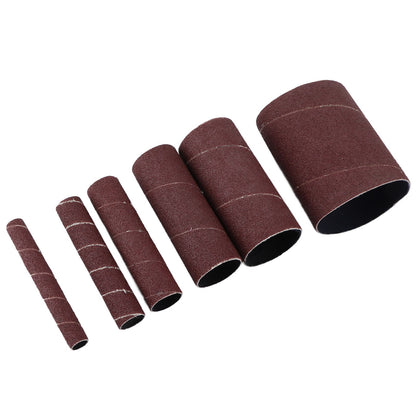 6Pcs Sandpaper Ring Sandpaper Roll Sanding Sleeves Wood Sanding Metal Rust Removing for Electric Grinder V1294-YM0523-3114210137011