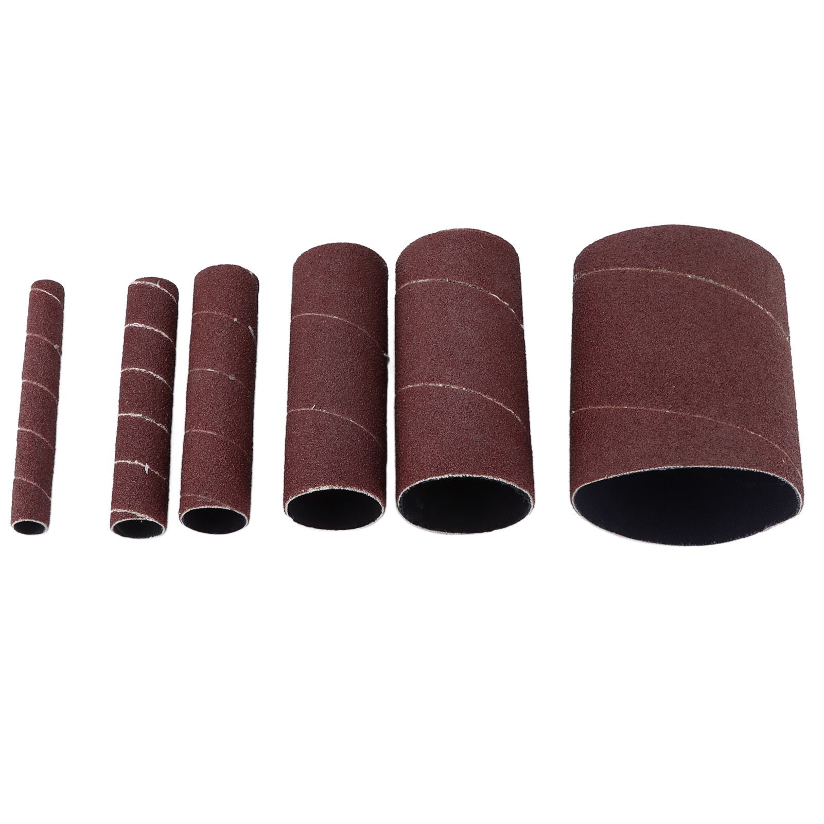 6Pcs Sandpaper Ring Sandpaper Roll Sanding Sleeves Wood Sanding Metal Rust Removing for Electric Grinder V1294-YM0523-3114210137011