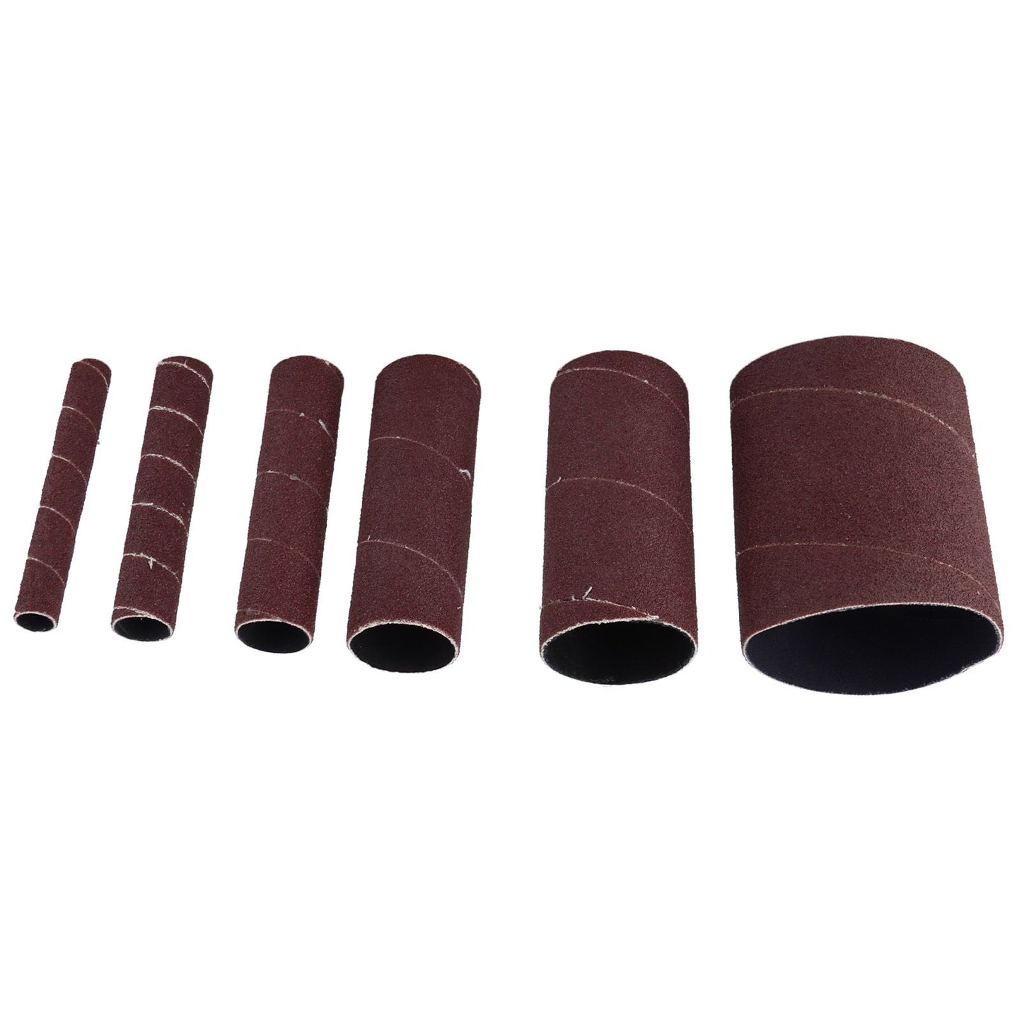 6Pcs Sandpaper Ring Sandpaper Roll Sanding Sleeves Wood Sanding Metal Rust Removing for Electric Grinder V1294-YM0523-3114210137011