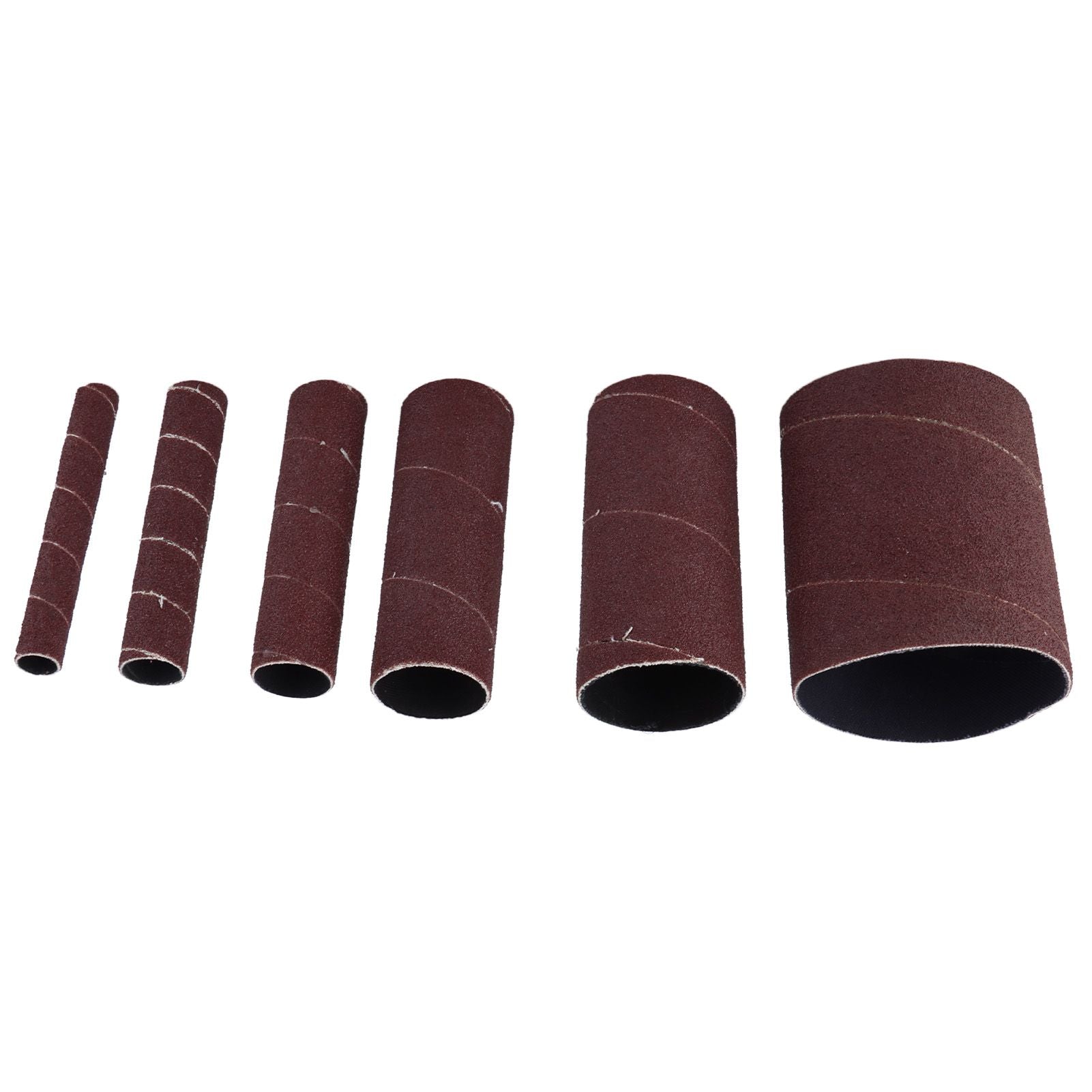 6Pcs Sandpaper Ring Sandpaper Roll Sanding Sleeves Wood Sanding Metal Rust Removing for Electric Grinder V1294-YM0523-3114210137011