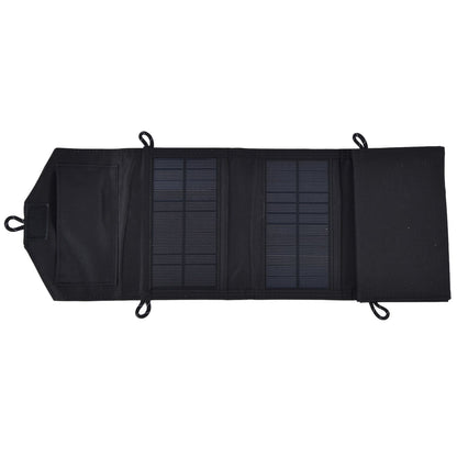 15W 5V Portable Solar Folding Panel Power Station Outdoor USB Solar Panel Power Bank for Camping Traveling V1294-YM0523-3114210137411