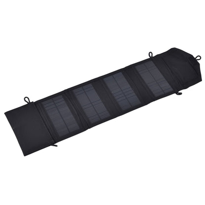 15W 5V Portable Solar Folding Panel Power Station Outdoor USB Solar Panel Power Bank for Camping Traveling V1294-YM0523-3114210137411