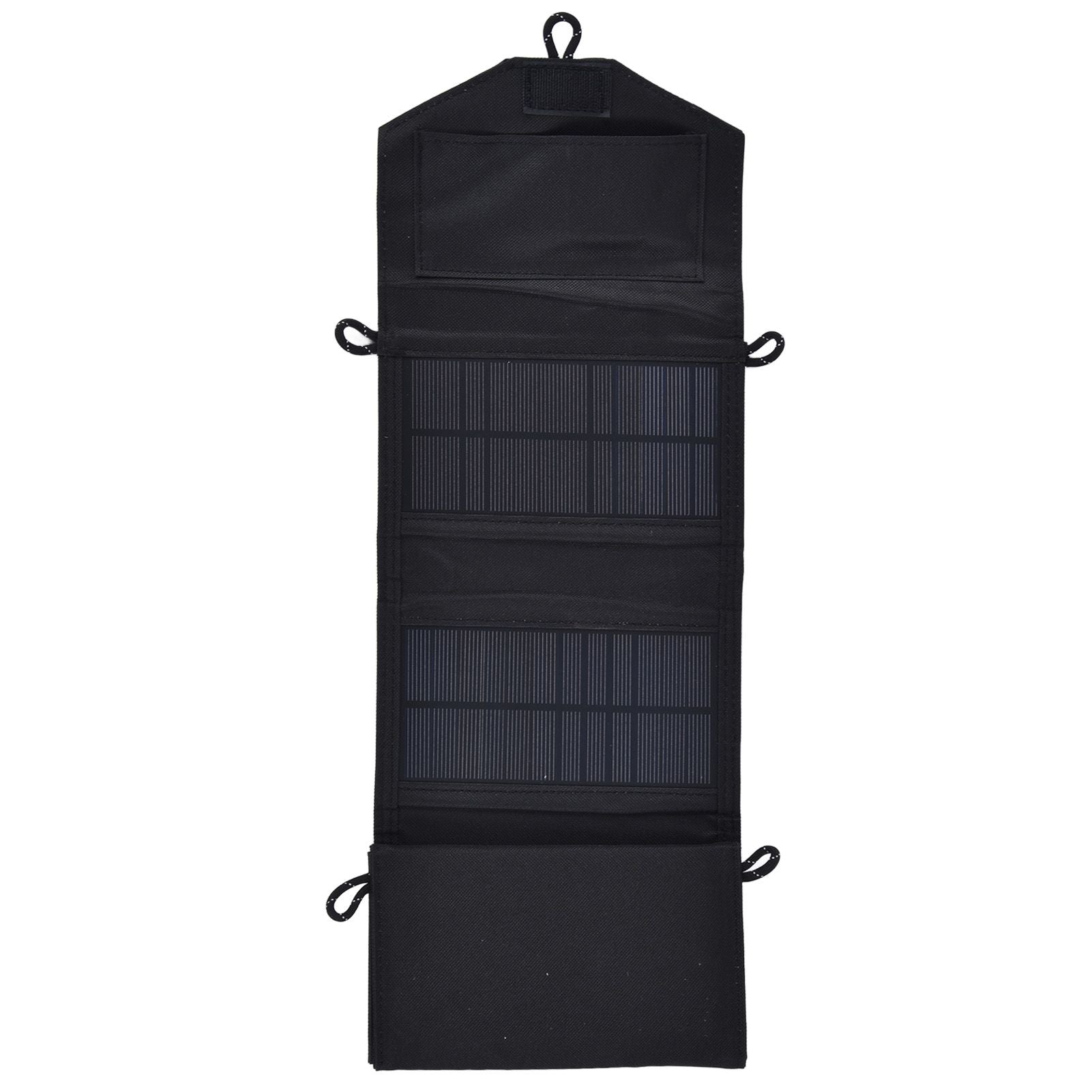 15W 5V Portable Solar Folding Panel Power Station Outdoor USB Solar Panel Power Bank for Camping Traveling V1294-YM0523-3114210137411