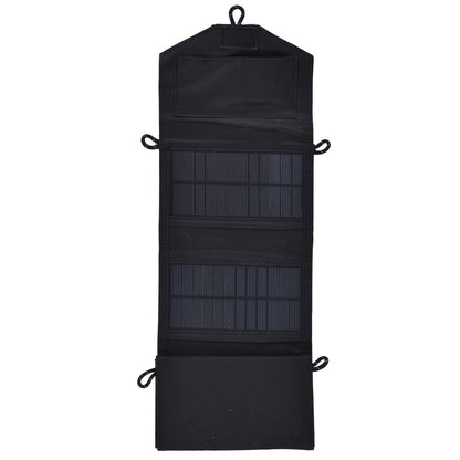 15W 5V Portable Solar Folding Panel Power Station Outdoor USB Solar Panel Power Bank for Camping Traveling V1294-YM0523-3114210137411