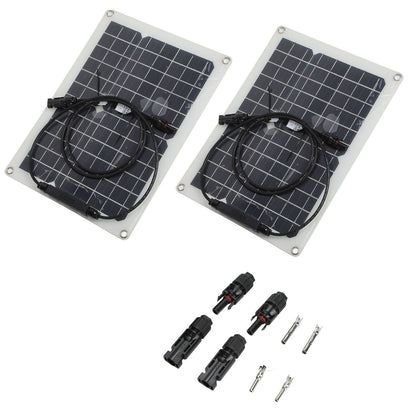 15W Solar Panel Portable Waterproof Monocrystalline Solar Charging Board for Outdoor Car Motor YachtSolar V1294-YM0523-3114210138011