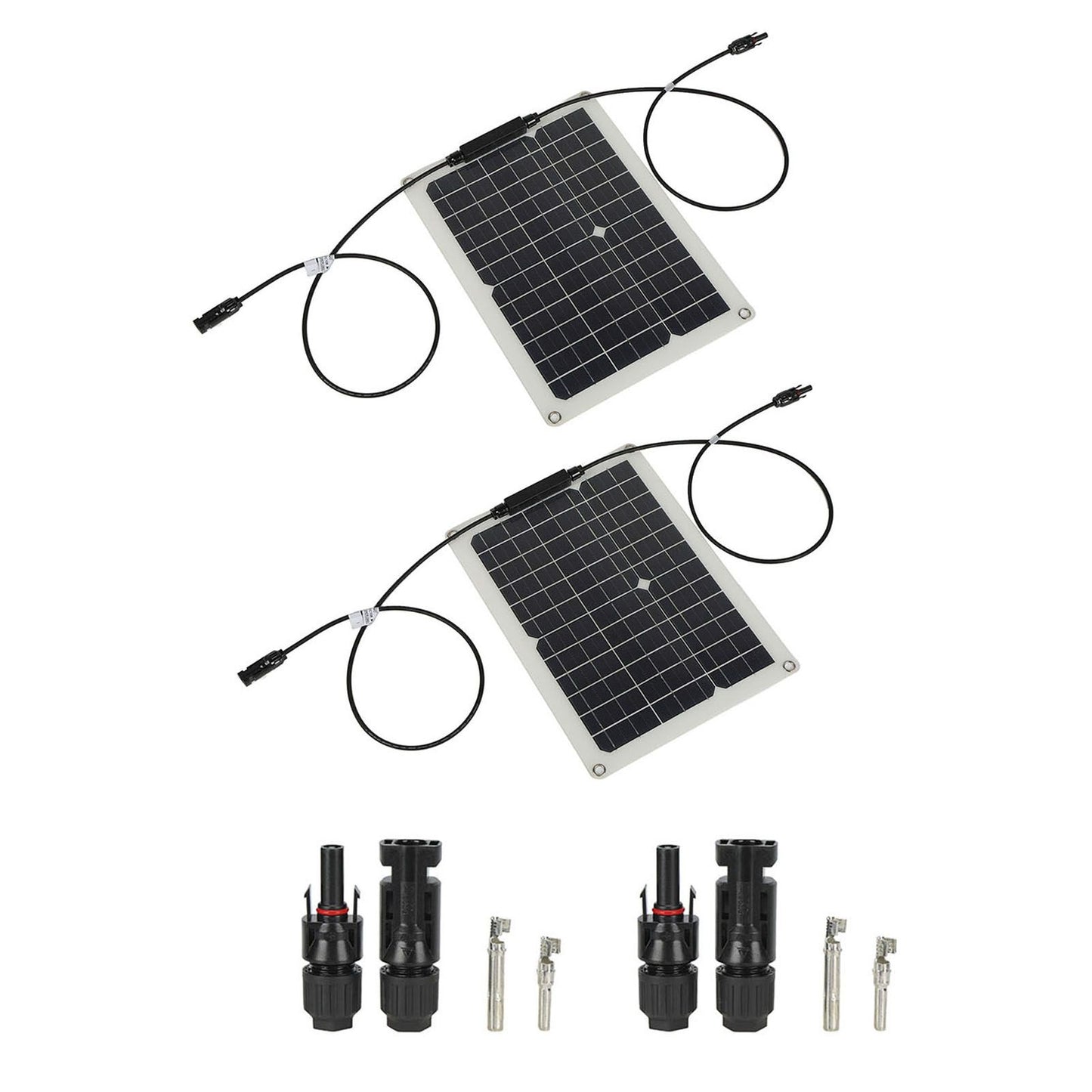15W Solar Panel Portable Waterproof Monocrystalline Solar Charging Board for Outdoor Car Motor YachtSolar V1294-YM0523-3114210138011