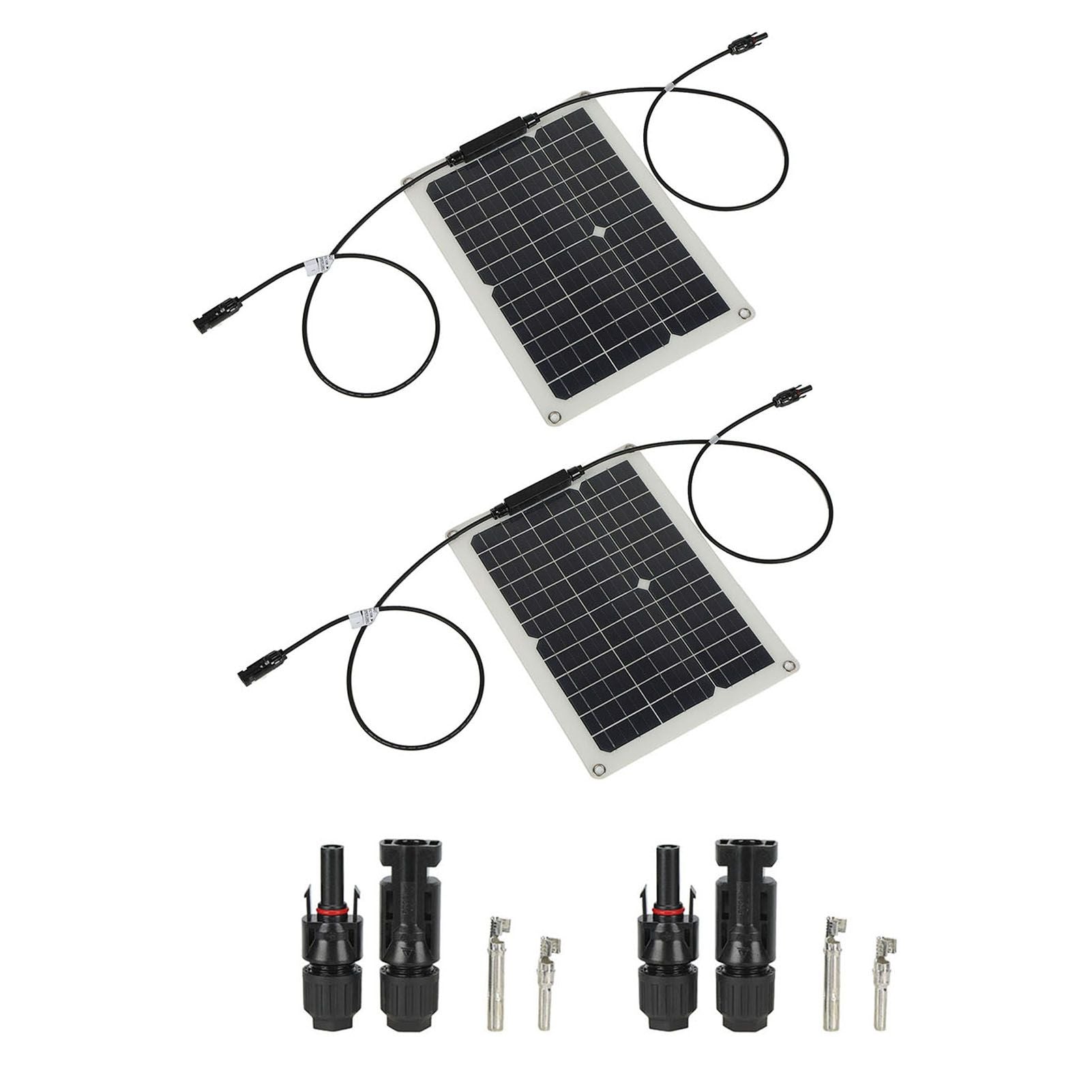 15W Solar Panel Portable Waterproof Monocrystalline Solar Charging Board for Outdoor Car Motor YachtSolar V1294-YM0523-3114210138011