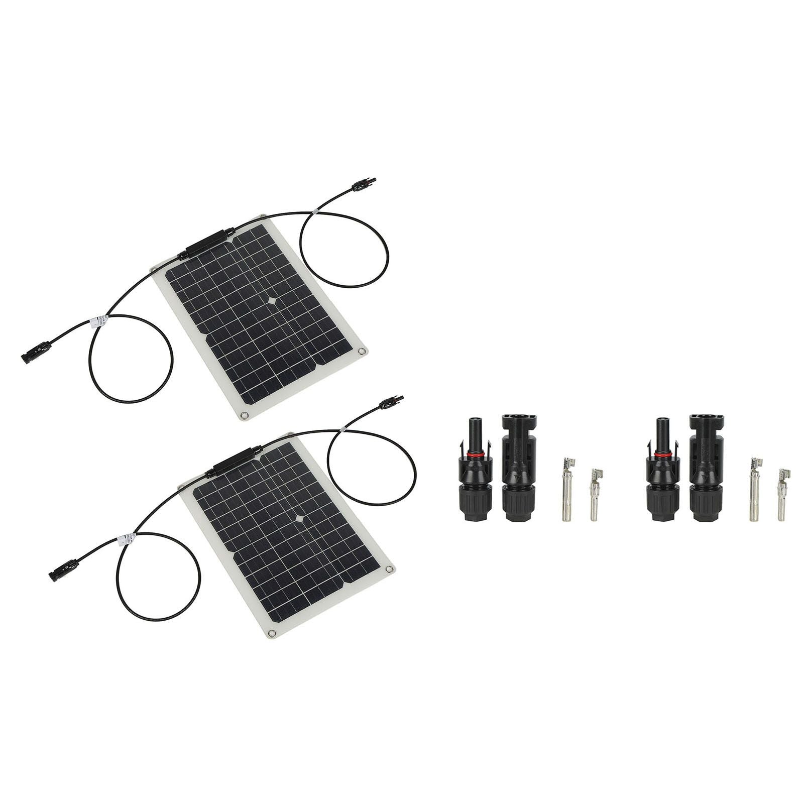 15W Solar Panel Portable Waterproof Monocrystalline Solar Charging Board for Outdoor Car Motor YachtSolar V1294-YM0523-3114210138011