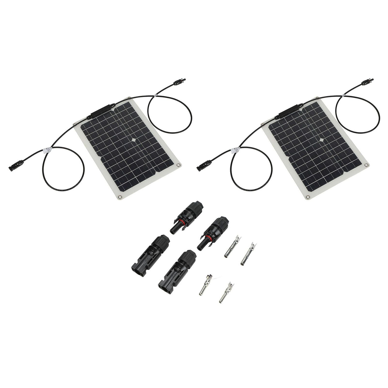15W Solar Panel Portable Waterproof Monocrystalline Solar Charging Board for Outdoor Car Motor YachtSolar V1294-YM0523-3114210138011