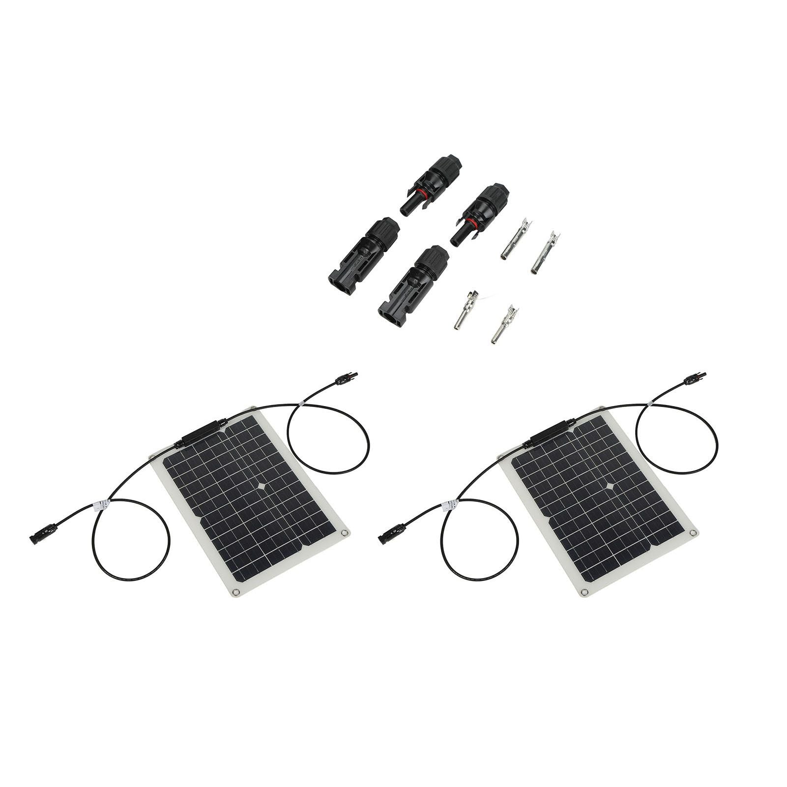 15W Solar Panel Portable Waterproof Monocrystalline Solar Charging Board for Outdoor Car Motor YachtSolar V1294-YM0523-3114210138011