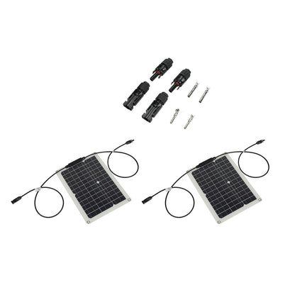 15W Solar Panel Portable Waterproof Monocrystalline Solar Charging Board for Outdoor Car Motor YachtSolar V1294-YM0523-3114210138011