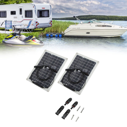 15W Solar Panel Portable Waterproof Monocrystalline Solar Charging Board for Outdoor Car Motor YachtSolar V1294-YM0523-3114210138011