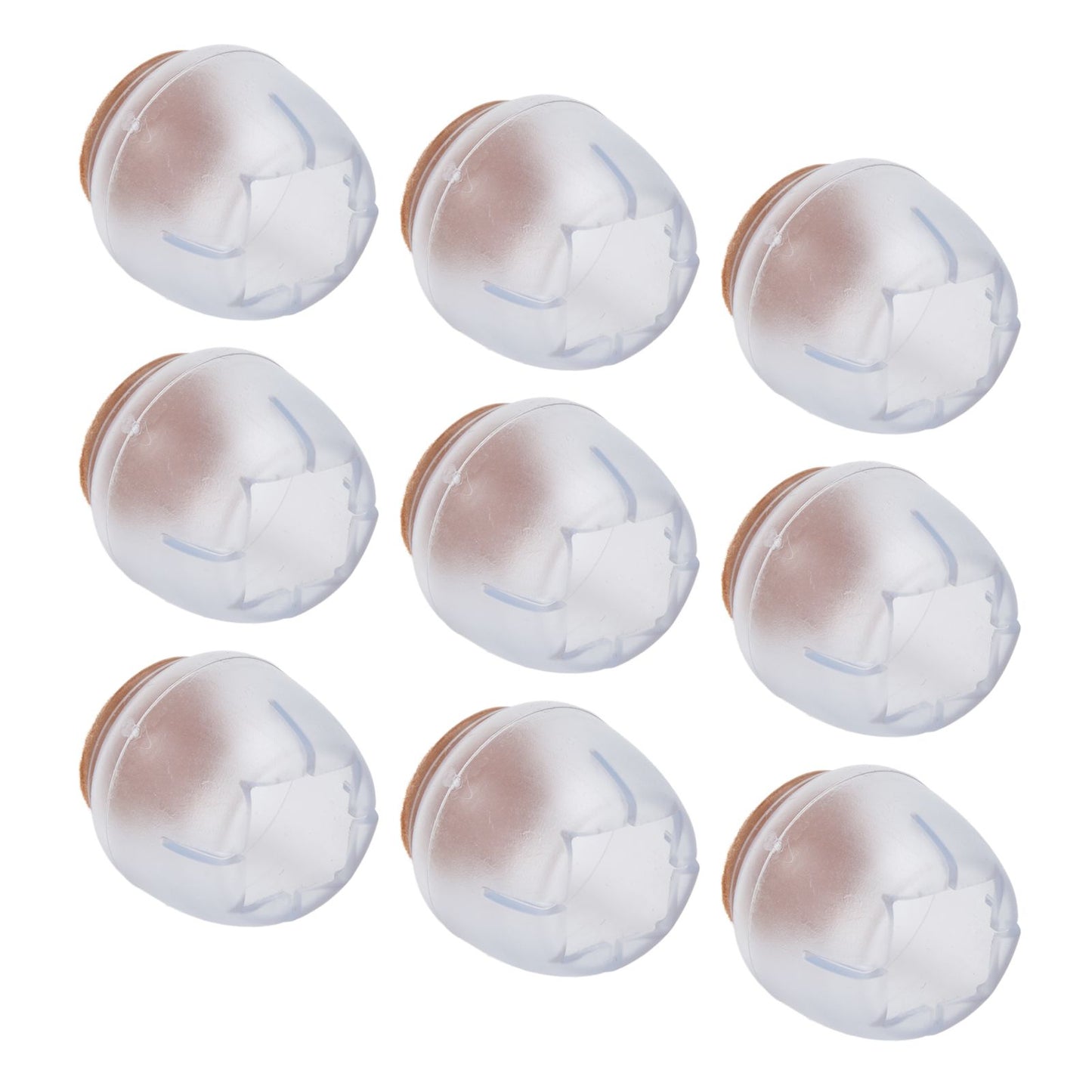 40PCS Chair Leg Protector Thickened Silicone Table Leg Cover Transparent Non Slip Furniture Leg Protector V1294-YM0523-3114210138111