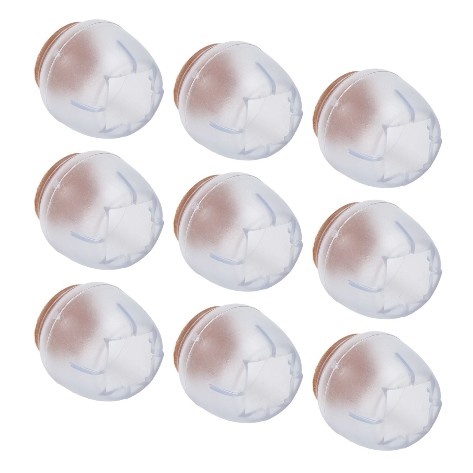 40PCS Chair Leg Protector Thickened Silicone Table Leg Cover Transparent Non Slip Furniture Leg Protector V1294-YM0523-3114210138111