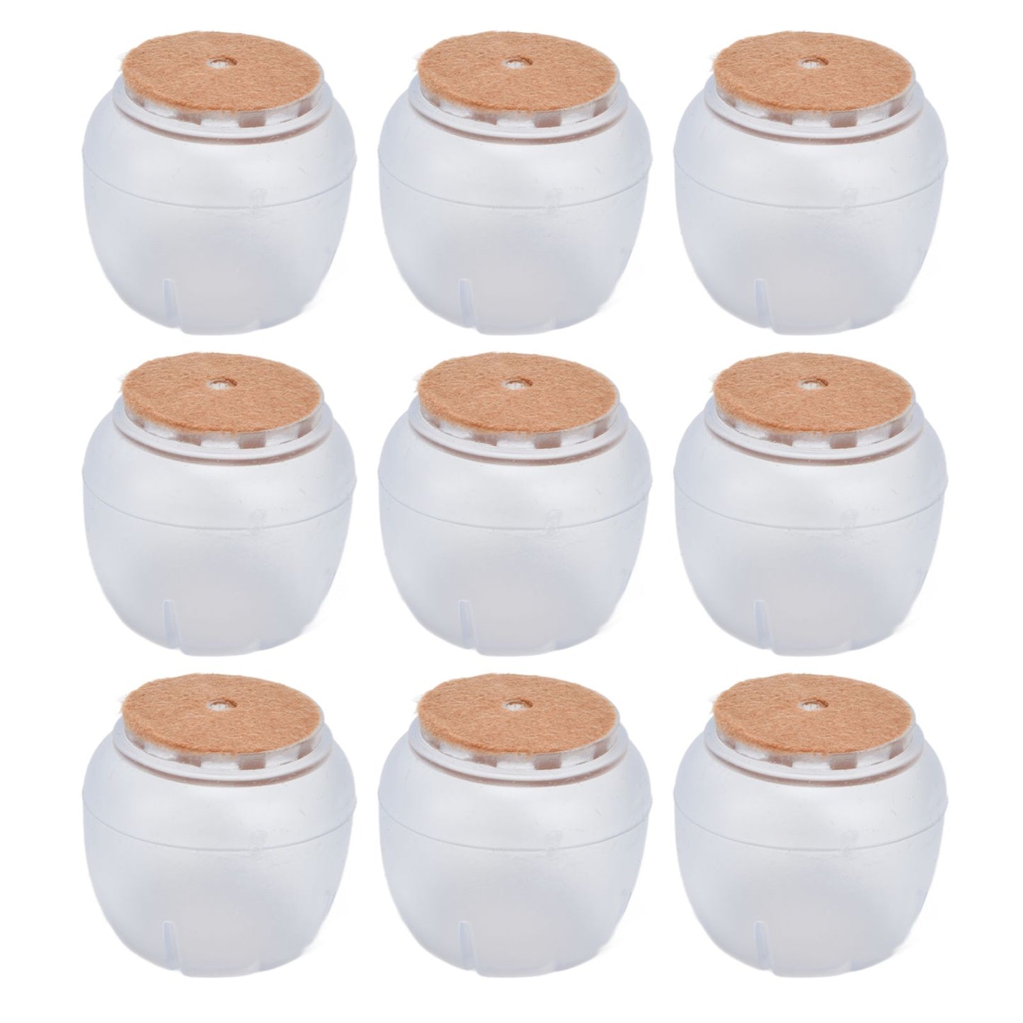 40PCS Chair Leg Protector Thickened Silicone Table Leg Cover Transparent Non Slip Furniture Leg Protector V1294-YM0523-3114210138111