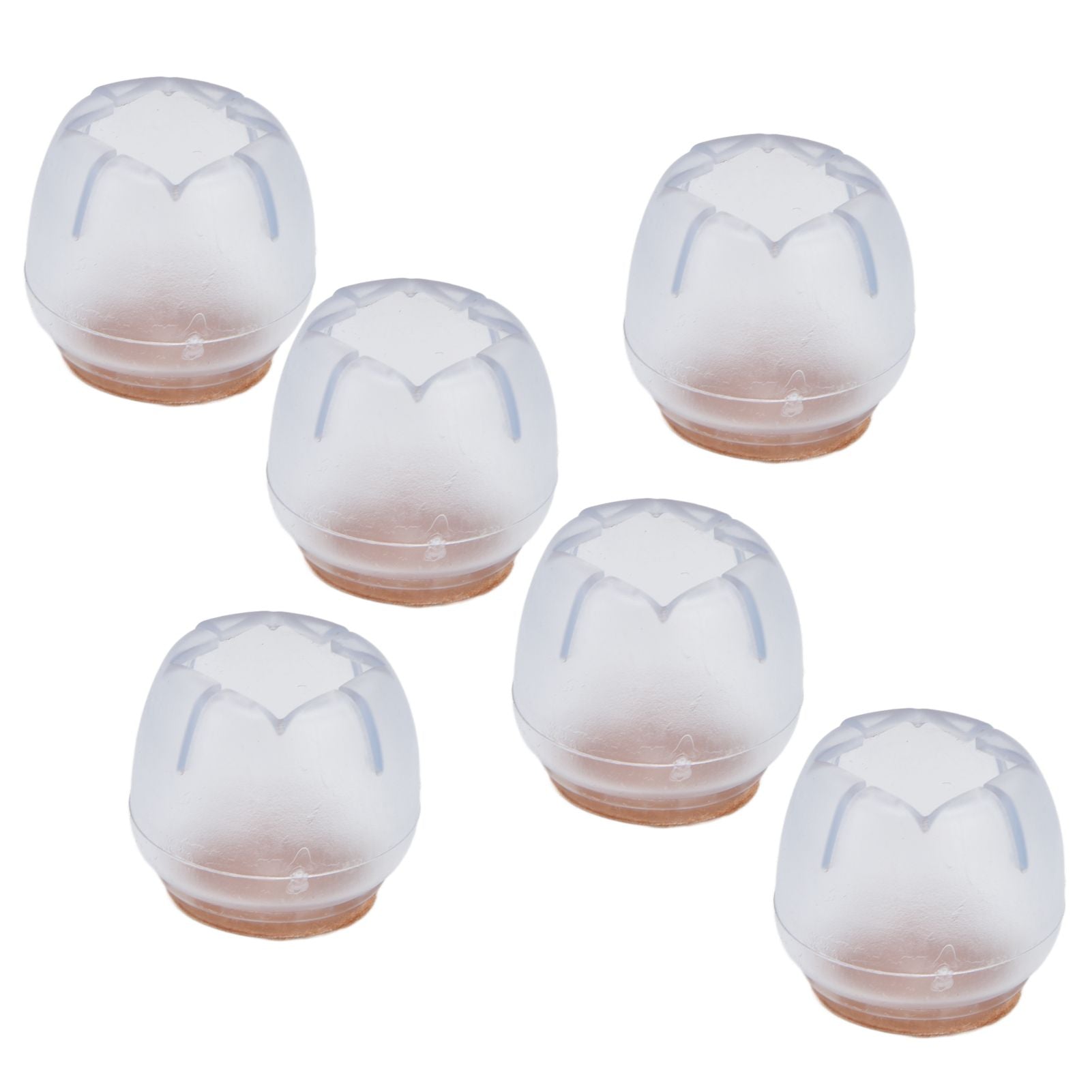 40PCS Chair Leg Protector Thickened Silicone Table Leg Cover Transparent Non Slip Furniture Leg Protector V1294-YM0523-3114210138111