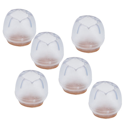 40PCS Chair Leg Protector Thickened Silicone Table Leg Cover Transparent Non Slip Furniture Leg Protector V1294-YM0523-3114210138111