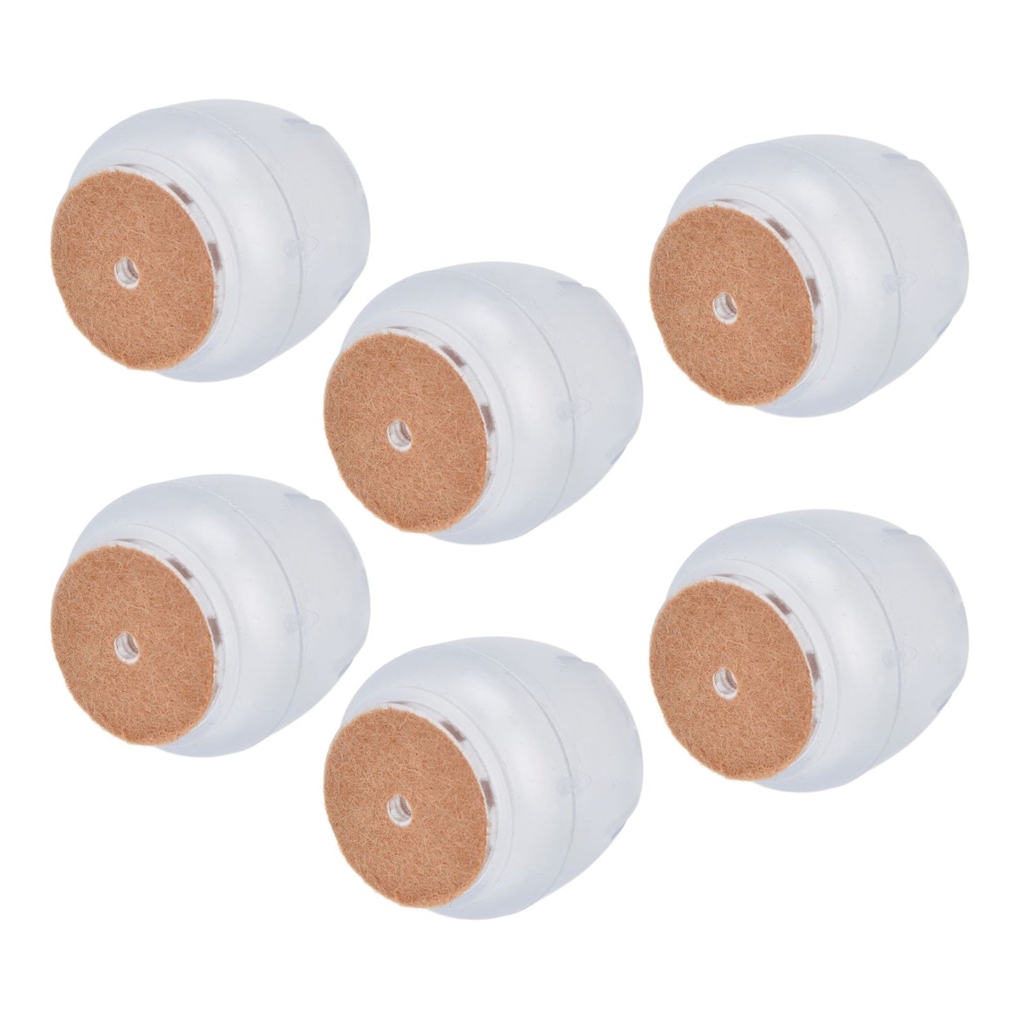 40PCS Chair Leg Protector Thickened Silicone Table Leg Cover Transparent Non Slip Furniture Leg Protector V1294-YM0523-3114210138111