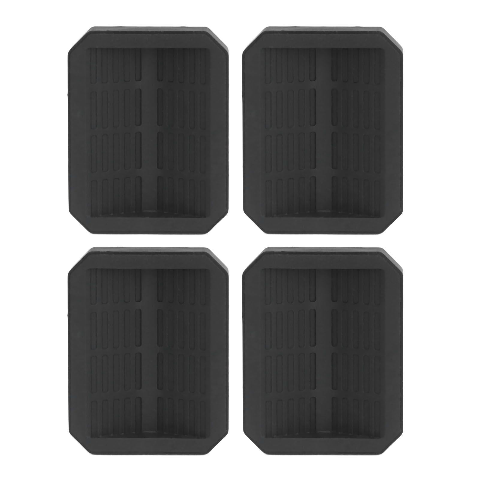 4Pcs Chair Caster Fixing Pad Rubber Refrigerator Wheel Protective Cup Noise Reduction for Home Office V1294-YM0523-3114210138311