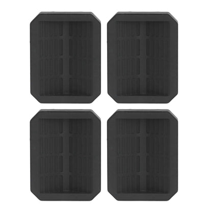 4Pcs Chair Caster Fixing Pad Rubber Refrigerator Wheel Protective Cup Noise Reduction for Home Office V1294-YM0523-3114210138311