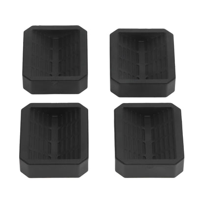4Pcs Chair Caster Fixing Pad Rubber Refrigerator Wheel Protective Cup Noise Reduction for Home Office V1294-YM0523-3114210138311