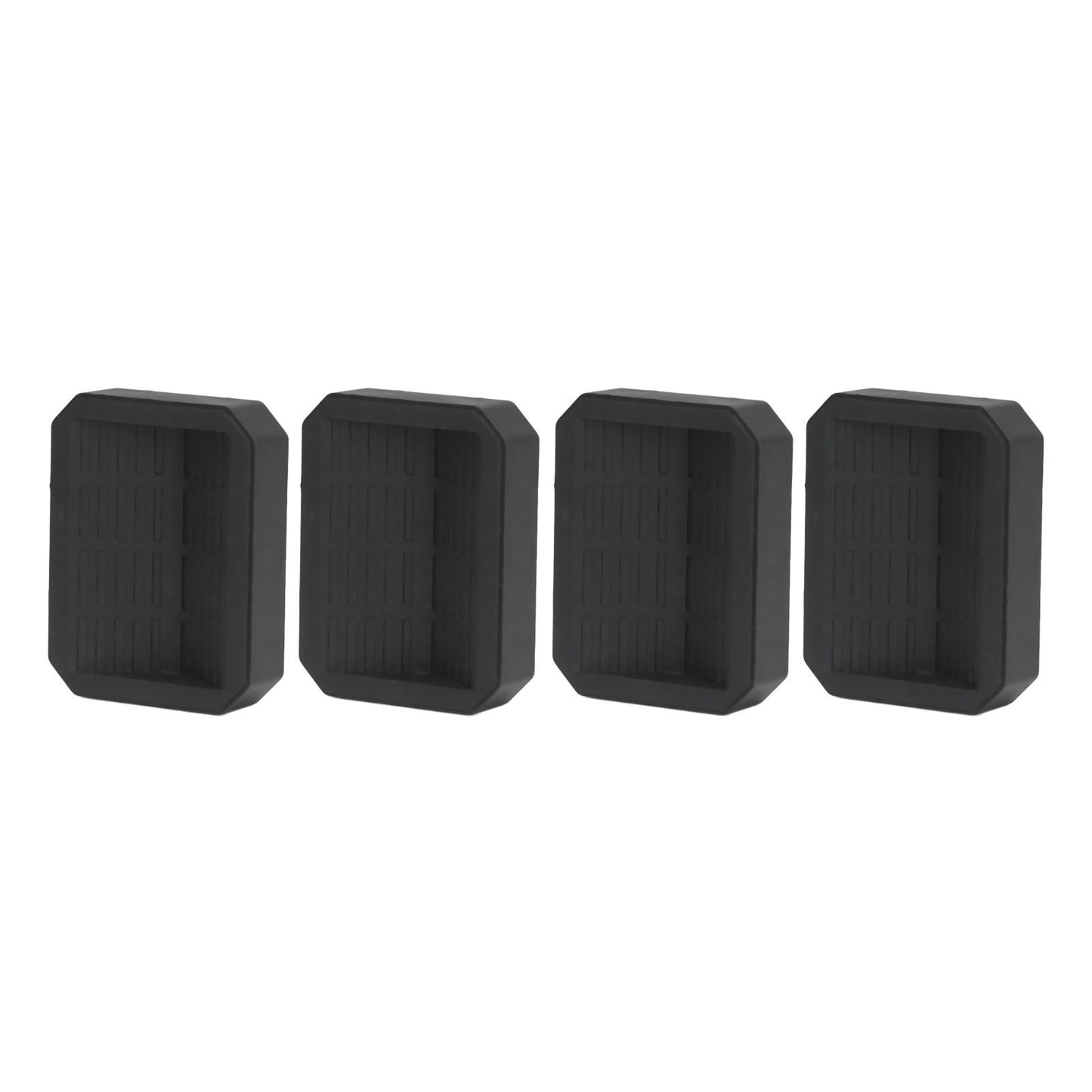 4Pcs Chair Caster Fixing Pad Rubber Refrigerator Wheel Protective Cup Noise Reduction for Home Office V1294-YM0523-3114210138311