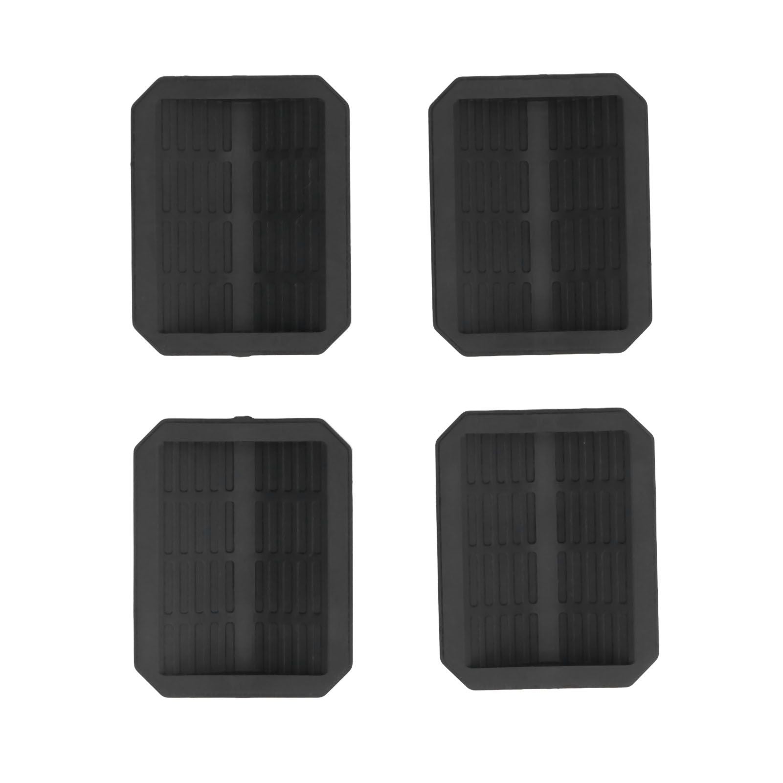 4Pcs Chair Caster Fixing Pad Rubber Refrigerator Wheel Protective Cup Noise Reduction for Home Office V1294-YM0523-3114210138311
