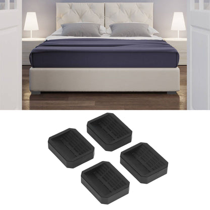 4Pcs Chair Caster Fixing Pad Rubber Refrigerator Wheel Protective Cup Noise Reduction for Home Office V1294-YM0523-3114210138311