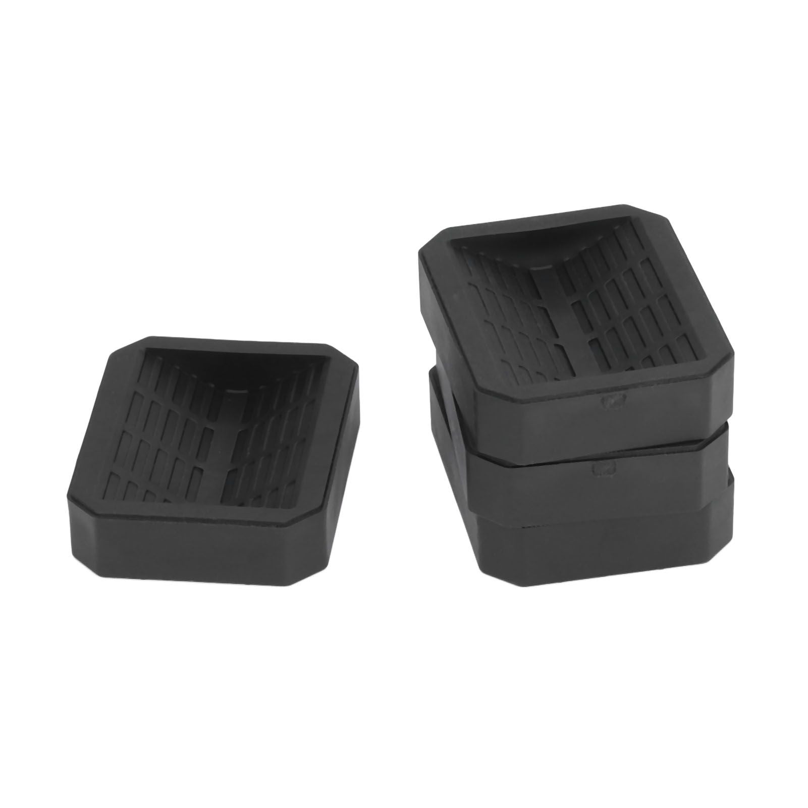 4Pcs Chair Caster Fixing Pad Rubber Refrigerator Wheel Protective Cup Noise Reduction for Home Office V1294-YM0523-3114210138311
