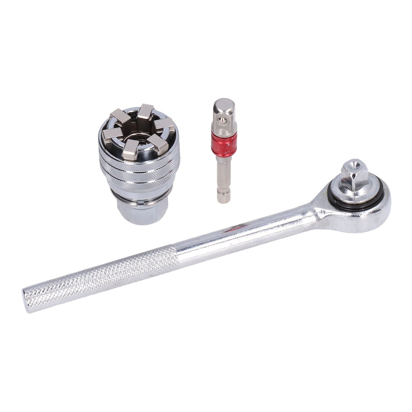 Universal Socket Wrench Tool 10-19mm Adjustable Wrench Set Chrome Vanadium Steel for Home Improvement V1294-YM0523-3114210139111