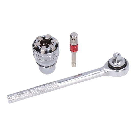 Universal Socket Wrench Tool 10-19mm Adjustable Wrench Set Chrome Vanadium Steel for Home Improvement V1294-YM0523-3114210139111