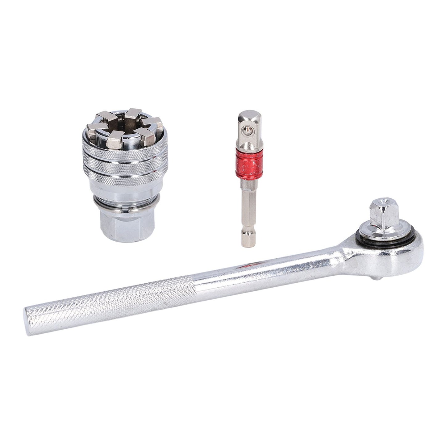 Universal Socket Wrench Tool 10-19mm Adjustable Wrench Set Chrome Vanadium Steel for Home Improvement V1294-YM0523-3114210139111