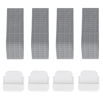 4Set Door Stoppers Non Slip Rubber Door Bottom Stop Wedge Accessories for Home Improvement V1294-YM0523-3114210139411
