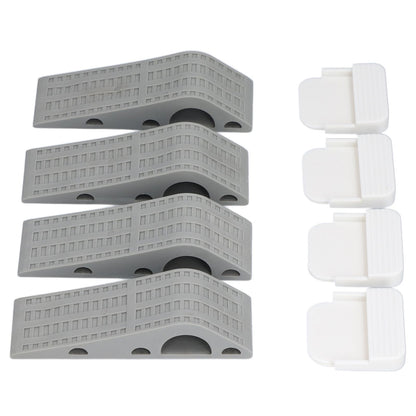 4Set Door Stoppers Non Slip Rubber Door Bottom Stop Wedge Accessories for Home Improvement V1294-YM0523-3114210139411