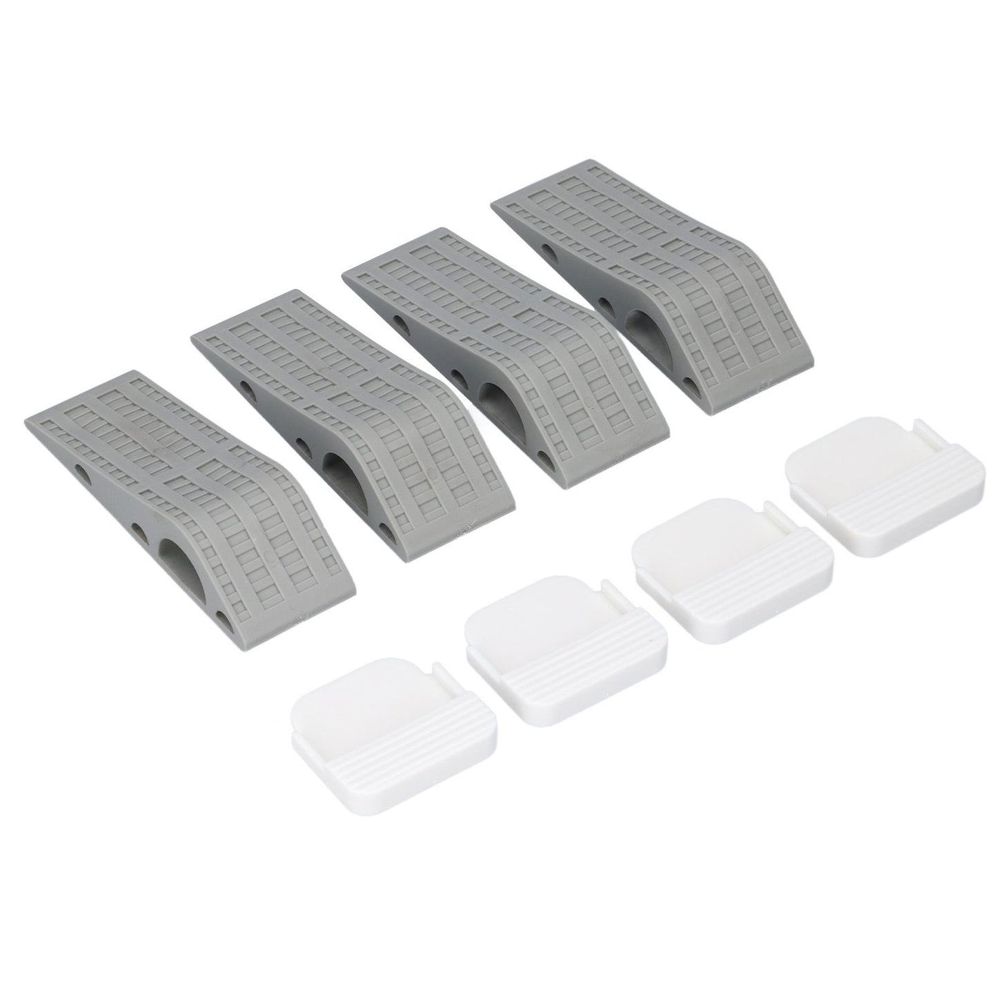 4Set Door Stoppers Non Slip Rubber Door Bottom Stop Wedge Accessories for Home Improvement V1294-YM0523-3114210139411