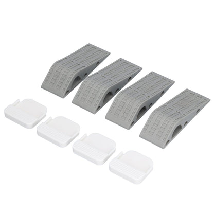 4Set Door Stoppers Non Slip Rubber Door Bottom Stop Wedge Accessories for Home Improvement V1294-YM0523-3114210139411