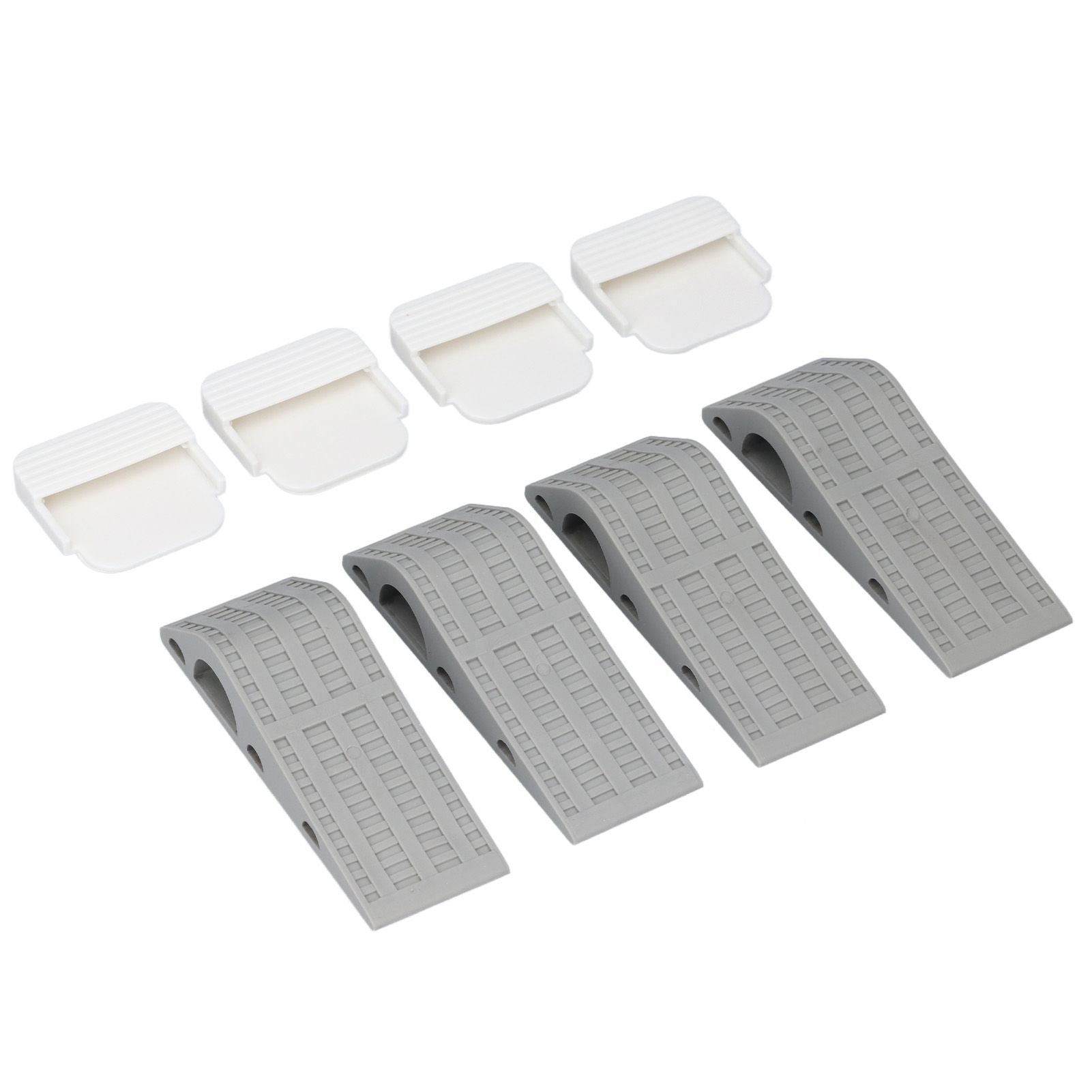 4Set Door Stoppers Non Slip Rubber Door Bottom Stop Wedge Accessories for Home Improvement V1294-YM0523-3114210139411