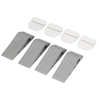 4Set Door Stoppers Non Slip Rubber Door Bottom Stop Wedge Accessories for Home Improvement V1294-YM0523-3114210139411