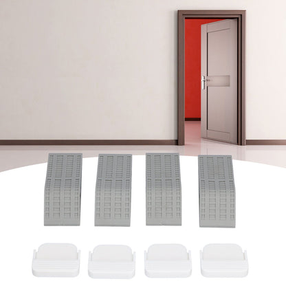 4Set Door Stoppers Non Slip Rubber Door Bottom Stop Wedge Accessories for Home Improvement V1294-YM0523-3114210139411