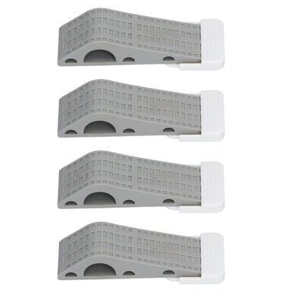 4Set Door Stoppers Non Slip Rubber Door Bottom Stop Wedge Accessories for Home Improvement V1294-YM0523-3114210139411
